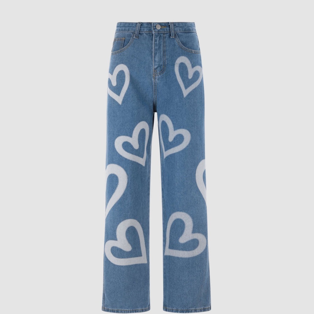 NWT WOMENS CIDER HEART DENIM JEANS SIZE MEDIUM